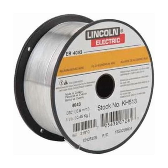 Lincoln Electric MIG Welding Wire,4043,.030,Spool KH513
