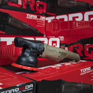 Torq BUF505X TORQ15DA 15mm Long-Throw Random Orbital Polisher Kit 8 Items 