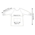 thumbnail image 3 of Clearance Apron Sleeve under $6 Women Long Sleeve Aprons Oil Proof Cotton Home Kitchen Cooking Clean Apron Pocket, 3 of 3