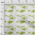 thumbnail image 1 of oneOone Georgette Viscose Light Green Fabric Geometric & Mandala Watercolor Quilting Supplies Print Sewing Fabric By The Yard 42 Inch Wide, 1 of 4