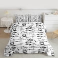 thumbnail image 2 of Homewish Cartoon Plane 2pcs Bedding Comforter Set for Kids Children Boys,Car Theme Twin Comforter Sets,Transportation Theme Breathable Bedding Set,Ultra Soft Home Decor, 2 of 8