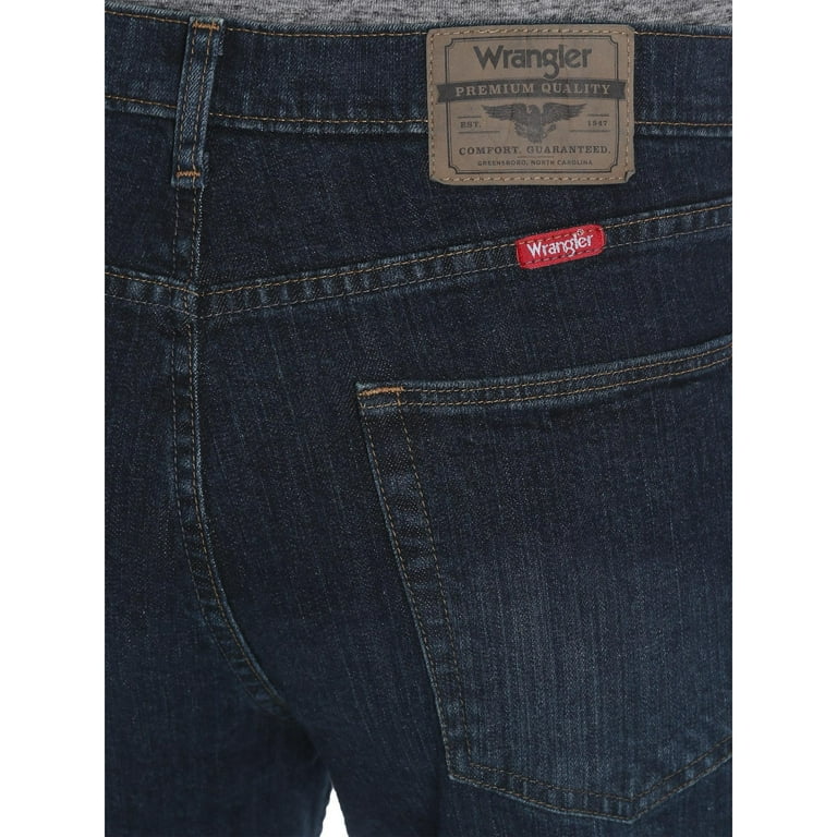 Wrangler Men's Big Men's Relaxed Fit Jeans Flex - Walmart.com