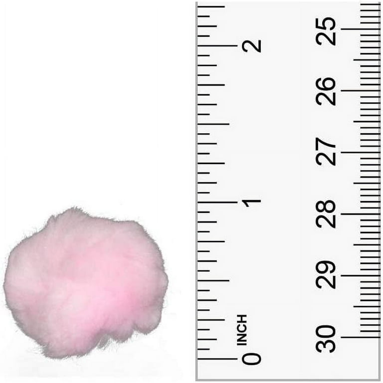 1 inch Red Small Craft Pom Poms 100 Pieces, Size: 0.5
