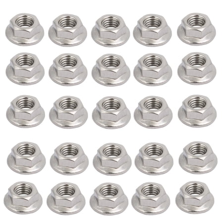12 Contre-écrous Hexagonaux M10x1mm | Inox 304 | Uxcell | Freinage Filet Métrique