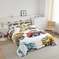 thumbnail image 3 of Erosebridal Excavator Comforter Set Full Size, Retro Truck Down Comforter Teens, Tractor Machinery Construction Vehicle Bedding Set Crane Digger Mixer Quilted Duvet Bedroom Decor, 3 of 8