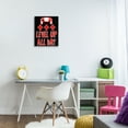 thumbnail image 2 of Stupell Industries Level Up All Day Gamer Canvas Wall Art, design by Marcus Prime, 2 of 7