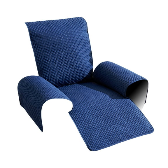 Lilixerw Recliner Chair Covers Reversible Chair Cover Pet Covers for Dogs with Elastic Straps Water Resistant Diamond Grid Cover