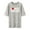 Light Gray, variant on Men's Casual Star Themed Tee for Everyday Wear Relaxed Fit Short Sleeve Comfort Top for All Seasons