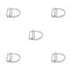 thumbnail image 3 of Advancent Diving Ring Quick Adjust Stainless D-Ring Accessories Strap Underwater Stopper Swimming Steel Keeper Buckle Weight Belt Type2, 3 of 6
