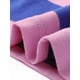thumbnail image 5 of Camisetas de rayas para mujer Inspire Chic, corte ajustado, mangas de codo, cuello barco, color M rosa y azul, 5 of 6