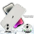thumbnail image 4 of Crystal Clear Case for iPhone 15, Gradient Design with Built-in Screen Protector Shockproof Anti-Yellowing Case for iPhone 15, Military Grade Protection Phone Cover, Clear, 4 of 6