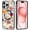 Pretty Watercolor Flowers Black, variant on Case for iPhone 15 Pro, Compatible with MagSafe, Pretty Watercolor Flowers for Shockproof Protective, Slim Hard PC+TPU Cute Bumper Magnetic Clear Case for iPhone 15 Pro - Black