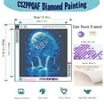 thumbnail image 5 of CSZPPQAF Diamond Art Painting Kits for Adults Beginners-Blue Tree,Full Round Drill,Relaxing Craft & Home Wall, 5 of 8