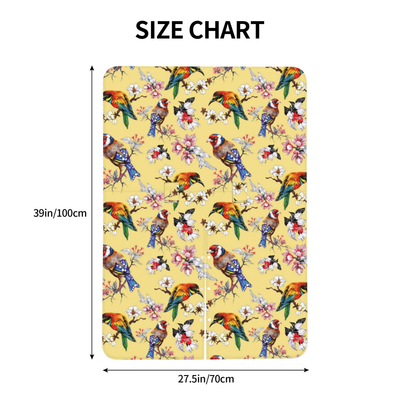 Naloa Bright Birds Baby Car Seat Cover, Breathable Baby Carrier Cover, Multiuse Baby Carrier Cover & Nursing Breastfeeding Cover