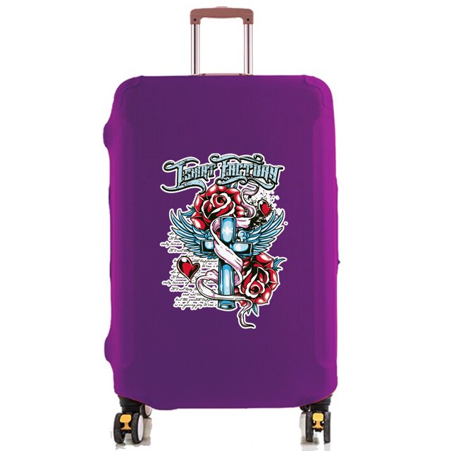For 18-32 Inch Luggage Cover Suitcase Protector Travel Accessories Unlimited Jesus Print Trolley Case Thicker Elastic Dust Cover 8jesus007 S