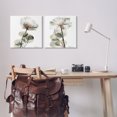 thumbnail image 2 of Stupell Industries Modern Cream Transparent Floral 2pc Canvas Art Set, 17 x 17 each, by Albert Koetsier, 2 of 7