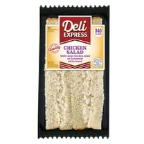 Deli Express White Meat Chicken Salad Packaged Sandwich Wedge, 5 oz ready to eat, 1 Count