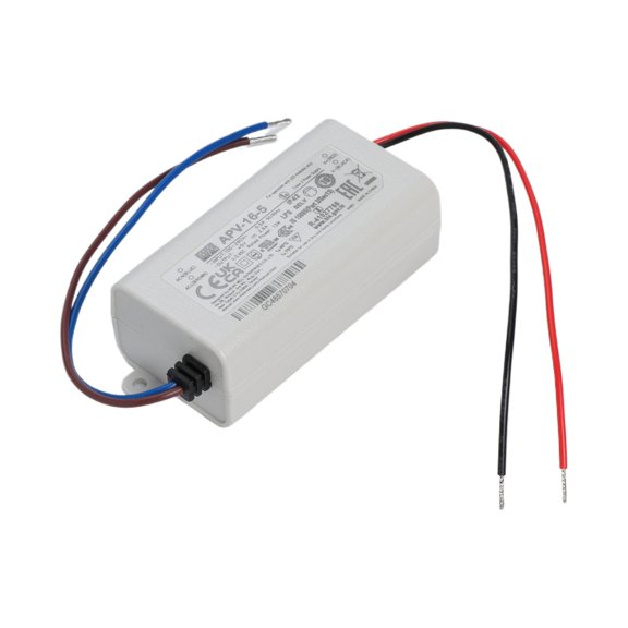 MEAN WELL APV-16-5 5V 13W Constant Voltage Power Supply, IP42, LED Lighting