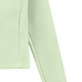 thumbnail image 6 of HAOTAGS Big Girls Performance Track Jacket（3-15）, Zip-Up Long-Sleeve Stand-Collar Sports Top for Yoga/Running Green 11-12Years, 6 of 7