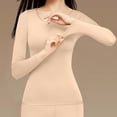 thumbnail image 6 of NominalSnug Womens Thermal Underwear Sets Built in Bra Long Sleeve Winter Warm Base Layer Top Pants for Cold Wearther Loungewear, 6 of 8