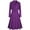 A10903-Purple, variant on Women's Winter Warm Wool Dress Overcoat Notch Lapel Single Breasted Coat Elegant Lapel Long Trench Coat Jacket Beige L