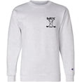 thumbnail image 5 of Popeye Golf Unisex Powerblend Fleece Pullover Crew Neck Sweatshirt Light Gray/Chest Logo Print, X-Large, 5 of 5