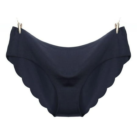 

QWZNDZGRBriefs Seamless Panties Women Underwear Solid Color Ruffle Lingerie Female Low Waist Sexy Panty Ultra Thin S-XL Ladies Hot Sale