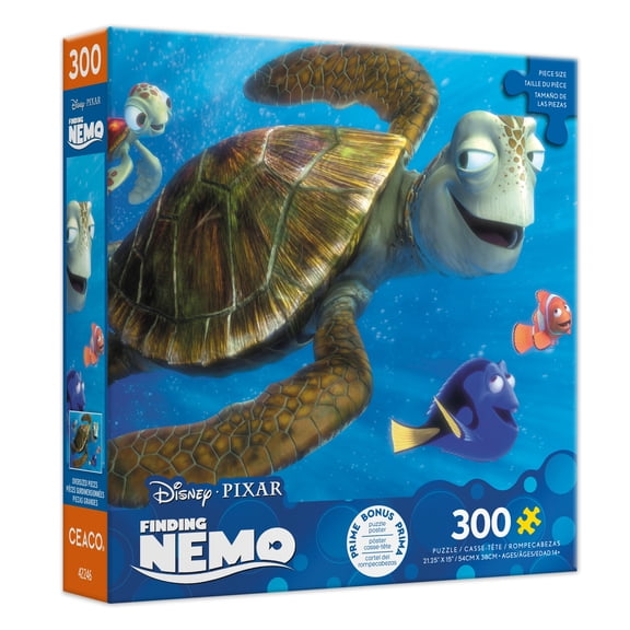 Ceaco Disney Nemo and Friends 300-PC Interlocking Jigsaw Puzzle for Adults Ages 14