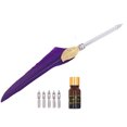 thumbnail image 3 of Calligraphy Dip Pen, Antique Retro Quill Pen Ink Set With 5 Nibs Empty Ink Bottle For Beginner Enthusiast, 3 of 8