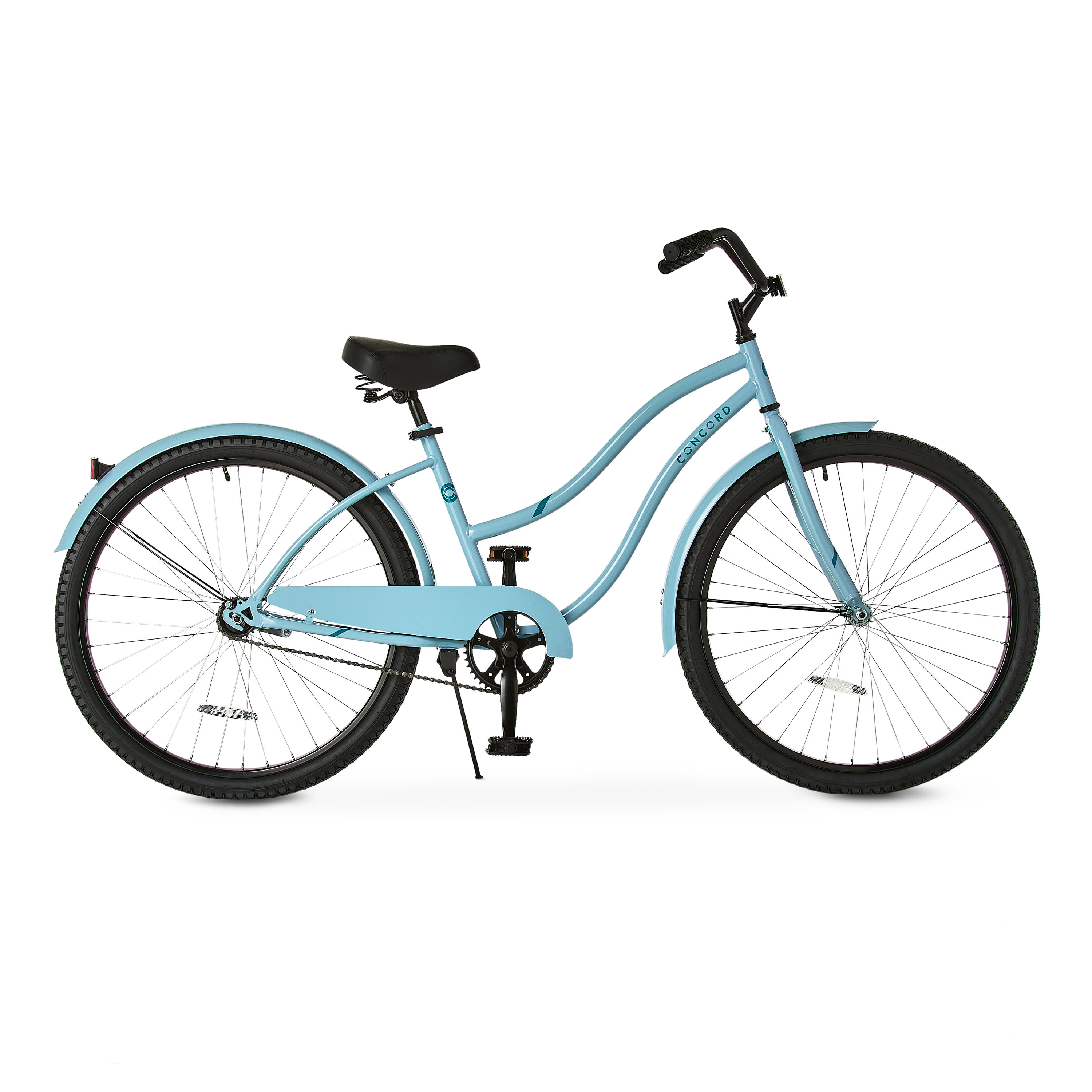 Concord 26" Pacifica Cruiser Bicycle, Fits Riders 5'2" - 5'10"+, Adult, Unisex, Light Blue