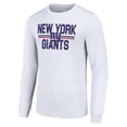 thumbnail image 2 of Men's Starter White New York Giants Team Mesh Print Graphic Long Sleeve T-Shirt, 2 of 3