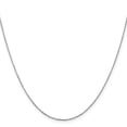 thumbnail image 2 of 10k White Gold .8mm D/C Cable with Lobster Clasp Chain, 2 of 4