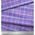 thumbnail image 2 of Soimoi Rayon Fabric Plaid Check Printed Craft Fabric by The Yard 56 Inch Wide, 2 of 3