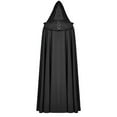 thumbnail image 4 of LYXSSBYX Hoodies for Women Plus Size Men Halloween Solid Buckle Hooded Removable Gothic Devil Party Cloak, 4 of 5