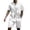 White, variant on Mens Short Sets 2 Piece Outfits Summer Soft Breathable Button Down Shirt With Shorts Lightweight Daily Wear Beach Vacation Set Black L