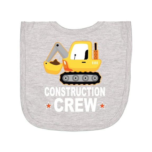Inktastic Construction Crew Boys Shovel Truck Newborn Bib