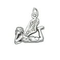 thumbnail image 1 of Sterling Silver 30" .8mm Box Chain 3D Day Dreaming Fairy Pendant Necklace, 1 of 2