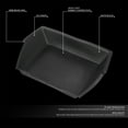 thumbnail image 2 of DNA Motoring ZTL-Y-0238 For 2015 to 2019 Dodge Ram 1500 2500 Factory Style Full Length Matte Black Front Center Console Mat 16 17 18, 2 of 4