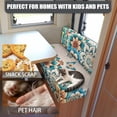 thumbnail image 5 of XYZCANDO Boho Flower Butterfly RV Dinette Cushions Washable Couch Cover 2 Cushion Sofa Universal Sofa Slip Covers for 2 Seat Cushion Couch RV Accessories for Inside Bench Seat Cover White, 5 of 7