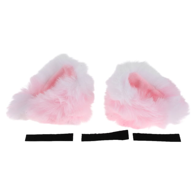 Accesorios de Casco de Motocicleta Decoración Orejas de Gato Gradientes para Cascos de Motocicleta Bicicleta Esquí Rosa Blanco Pegatina 1 Juego