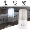 thumbnail image 3 of 4-LED Wall Mounting Bedroom Night Lamp Light US Plug Lighting Bulb 1W, 3 of 7