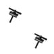 thumbnail image 1 of Naiovety Bisagra para bicicleta, abrazadera, placa de palanca, accesorios modificados, abrazaderas C resistentes universales, pieza de hebilla, accesorio Negro 2piezas Naiovety CBP497069, 1 of 5