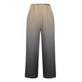 thumbnail image 4 of Jxximdong Cargo Pants for Women, Gradient Printed Loose Pocket Patchwork Casual Pants, Beige Womens Casual Trousers, 4 of 5