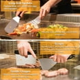thumbnail image 4 of 32Pcs Griddle Accessories Kit, Flat Top Grill Accessories for Blackstone and Camp Chef, Metal Spatula Set with Melting Dome, Scraper, Tongs, Carry Bag for Outdoor Grilling, 4 of 10