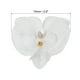 thumbnail image 2 of Uxcell 2.8" Cabezas de Orquídea de Seda Artificial Phalaenopsis para Decoración de Bodas DIY, Blanco Puro 40 Paquete, 2 of 6
