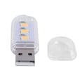 thumbnail image 3 of Lámpara Mini de lectura brillante de luz de libro USB portátil para computadora portátil (Amarillo 3LED), 3 of 6