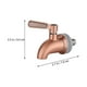 thumbnail image 4 of 1 unid Faucet de acero inoxidable Barril de vino Bebida Bebida Bucket Faucet Tarro de vino Interruptor, 4 of 6