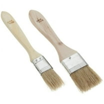 Basting Brushes with Natural Boars Hair Bristles, 1" and 1.5", Wooden, GoodCook, Set of 2