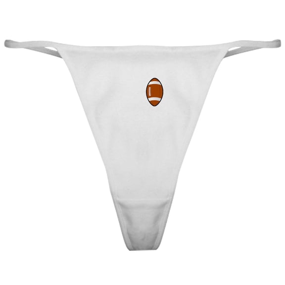 CafePress - No Off Season Football White Classic Thong - Women's Novelty Thong Panties Underwear