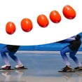 thumbnail image 3 of funtasica Ice Skating Finger Caps Half Finger Gloves Covers Supplies Guards Equipment Short Track Speed Skating Clips for Outdoor Gifts Orange, 3 of 8
